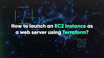 How to Launch an EC2 Instance as a web server using Terraform - Live Tutorial | Whizlabs