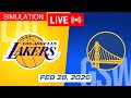 NBA LIVE! Golden State Warriors vs Los Angeles Lakers | February 28, 2026 | 2026 NBA Season Live 2K