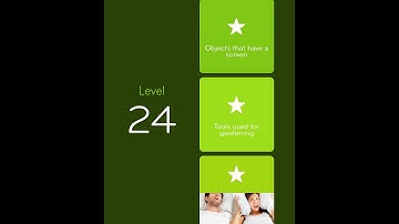 94% Answers Level 24 - Object have a Screen & Tools for Gardening - English