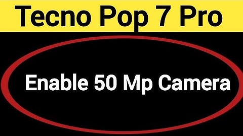 How to enable 50 Mp camera, Tecno Pop 7 Pro me high quality photo kaise khinche