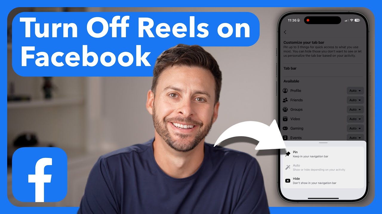 How To Turn Off Reels On Facebook - YouTube