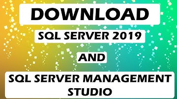 How to Download SQL Server 2019 And  SQL Server Management Studio | Tutorial 4You | Latest 2023