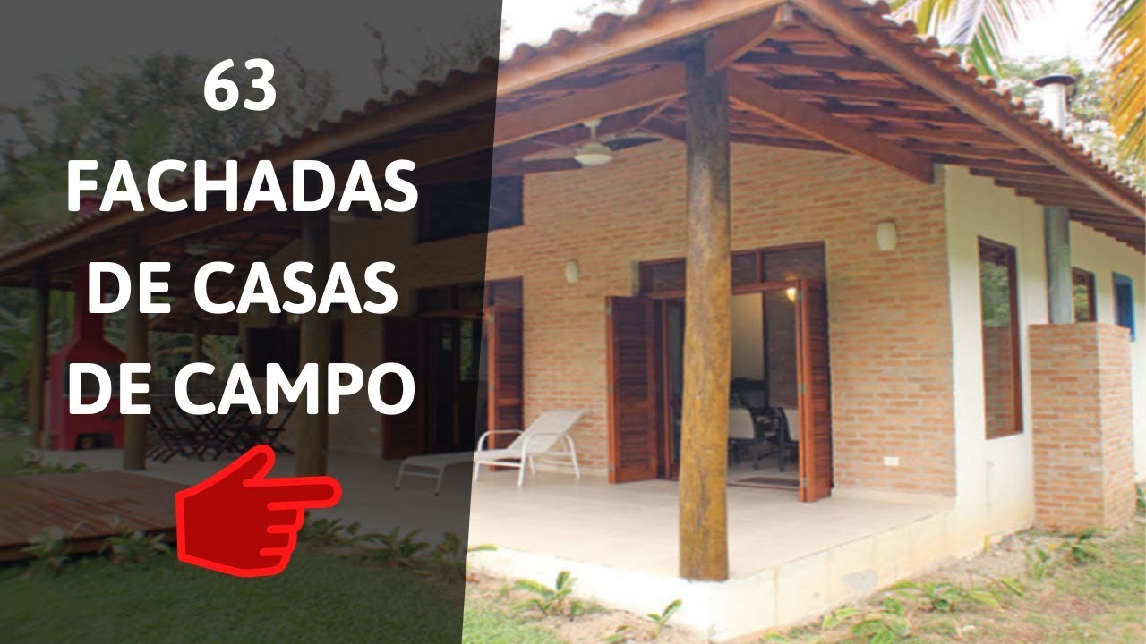 ? CASAS DE CAMPO - 63 Fachadas INCRÍVEIS ⛳ de casa de Campo! - YouTube