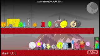 Reupload Bfdia 5B Characters To The Exit, Got Firey Burning Explode Bomby Spongy Yellow Face Tdpfw