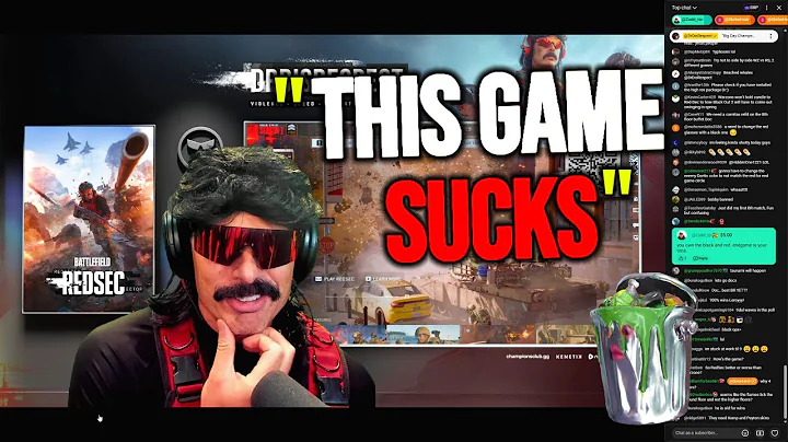 Dr Disrespect HATES Battlefield 6 Redsec Battle Royale