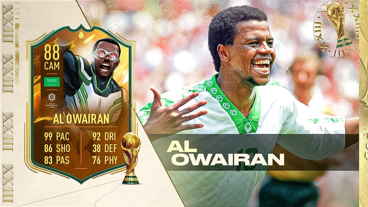 THE BEST CARD on FIFA 23. 88 WORLD CUP HERO AL OWAIRAN PLAYER REVIEW - FIFA  23 ULTIMATE TEAM - YouTube