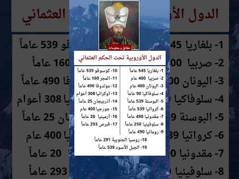 قوة الدولة العثمانية اكسبلور معلومات معلومة ترند لايك   هل تعلم تاريخ