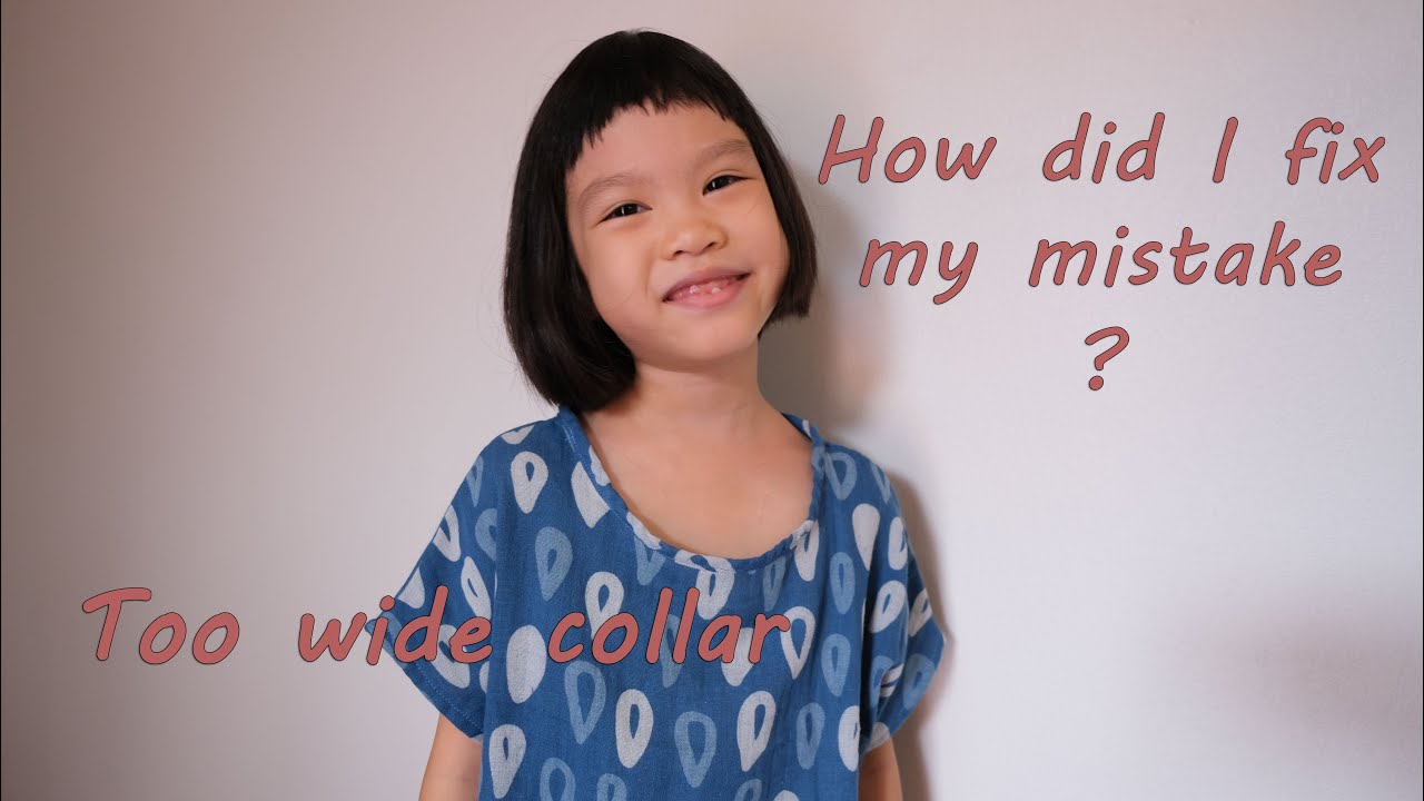Too wide collar. How did I fix my mistake? YouTube