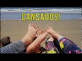 Dificuldades com BOLHAS + ÁGUA - Caminhando a MAIOR PRAIA do mundo - Dia 5