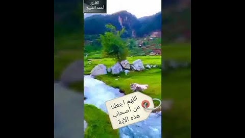 ( فأما من اوتي كتابه بيمينه ) القارئ أحمد الشيخ