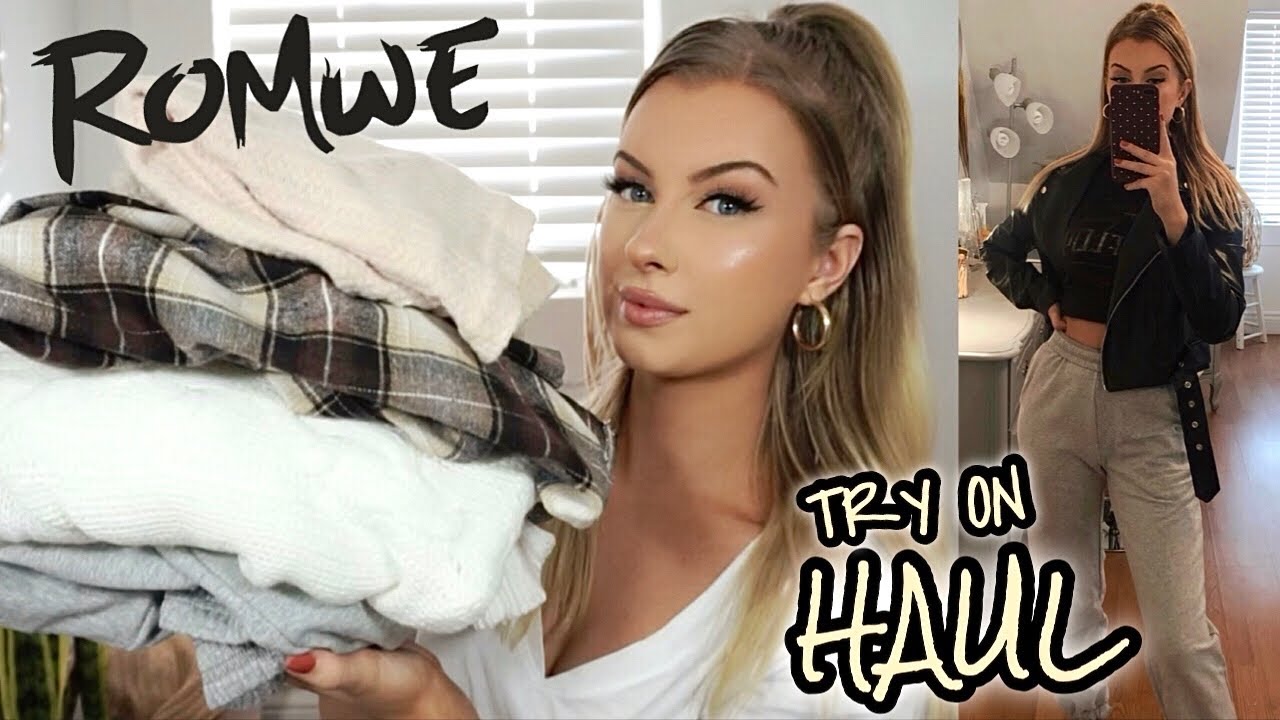 ROMWE FALL/WINTER TRY ON CLOTHING HAUL!