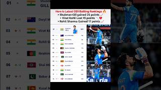 Latest ICC ODI Rankings - A Big Update For Team India 🇮🇳🔥