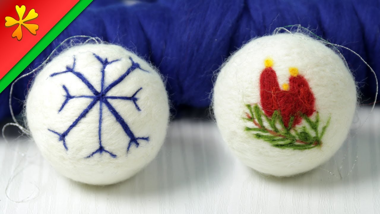 Five DIY Holiday Project Ideas Using Wool Felt Balls –