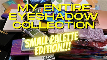 My Entire Eyeshadow Palette Collection (Part 1) | Plus Tiny Declutter!!!