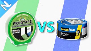 FrogTape or Scotch Sharp Lines? Which painters tape is better at making clean straight lines?