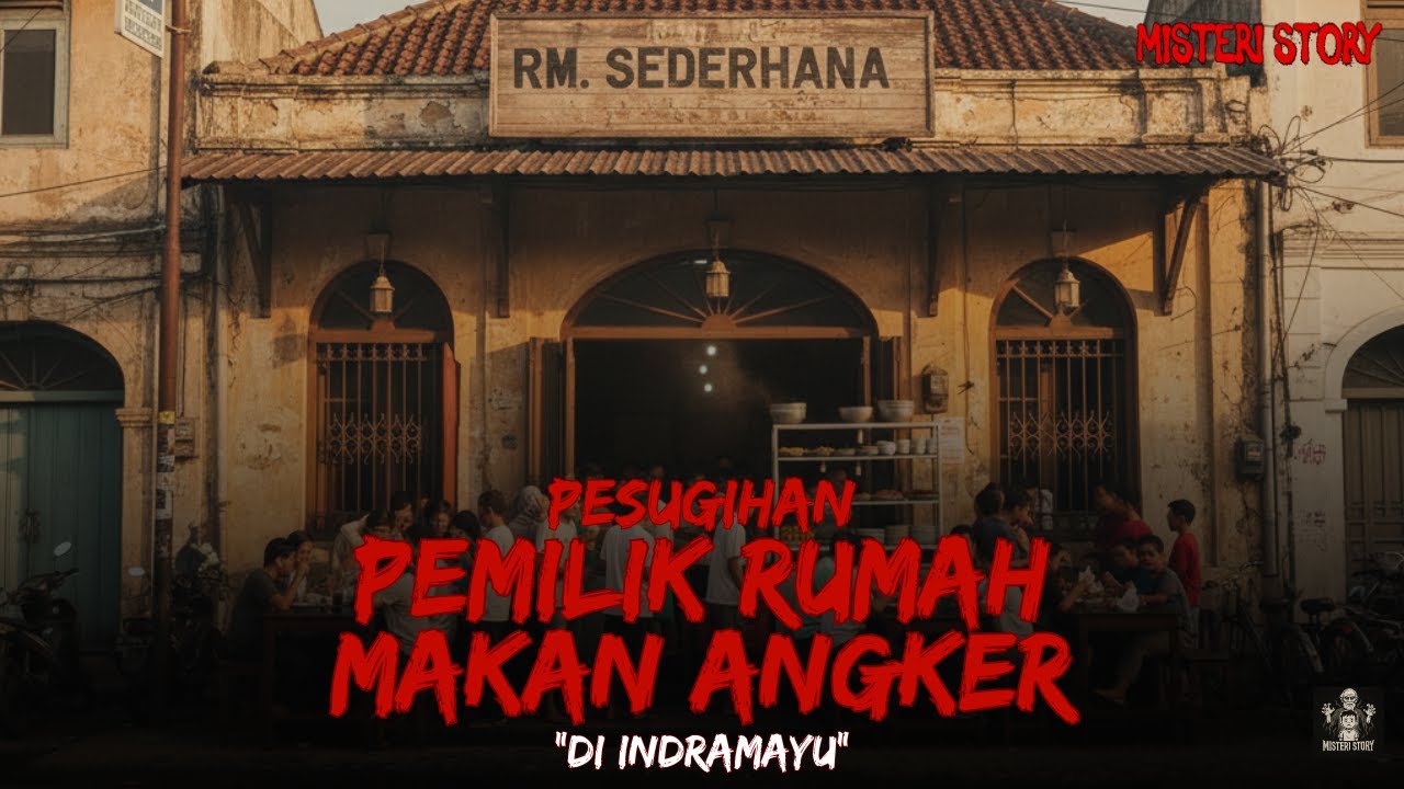 KISAH PESUGIHAN PEMILIK RUMAH MAKAN ANGKER DI INDRAMAYU‼️ CERITA HOROR PESUGIHAN