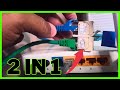 Learn now!! to connect two PCs with an Ethernet Splitter