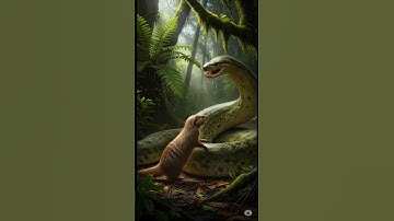 Anaconda Attack Mongoose |Wildlife Video #anaconda #snake Mongoose