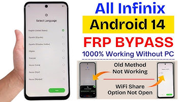All Infinix Android 14: Google/FRP Bypass 2025 (Without PC) - WiFi Share Option Not Open New Method