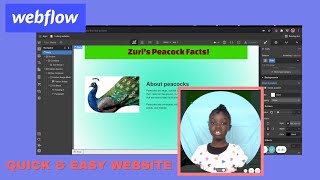 8 YEAR OLD CREATES WEBSITE USING WEBFLOW !! WEBFLOW TUTORIAL