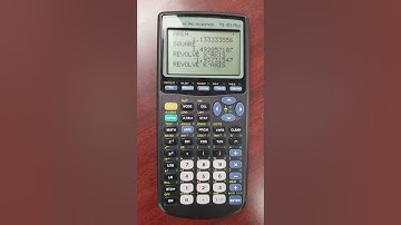 Program on TI-83+ Area & Volume (Square Cross Section, Washer)