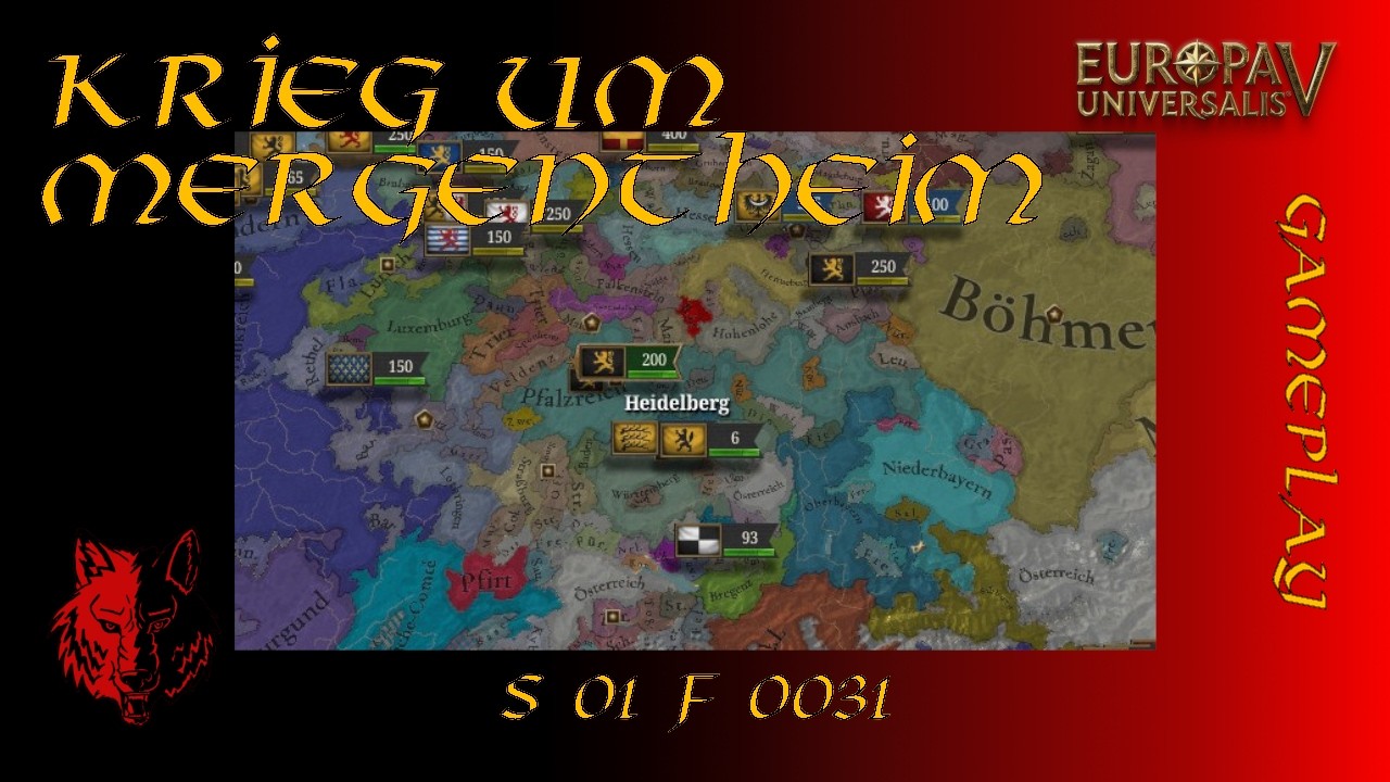 Krieg um Mergentheim | S1 F31 | Europa Universalis V | Pfalz | Paradox | Gameplay | Wolfskrieger