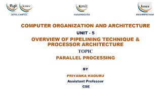 UNIT - 4_PARALLEL PROCESSING