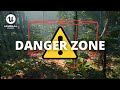 How to make a danger zone in unreal engine 5