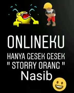 Story wa #online ku hanya gesek gesek story