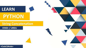 Python String Concatenation Tutorial in Hindi/Urdu