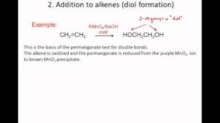 4 3 6 addition reactions diols