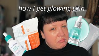 how I get glowing skin 