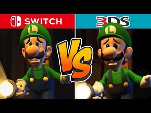 Luigi's Mansion 2 HD Graphics Comparison (Switch vs. 3DS)