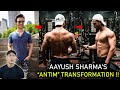 Analyzing aayush sharmas body transformation for antim