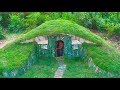 Unbelievable! A Small Hill become Beautiful Underground House Build by a Men - Hobbit House ( Full )