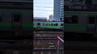 721系快速エアポート　苗穂駅通過