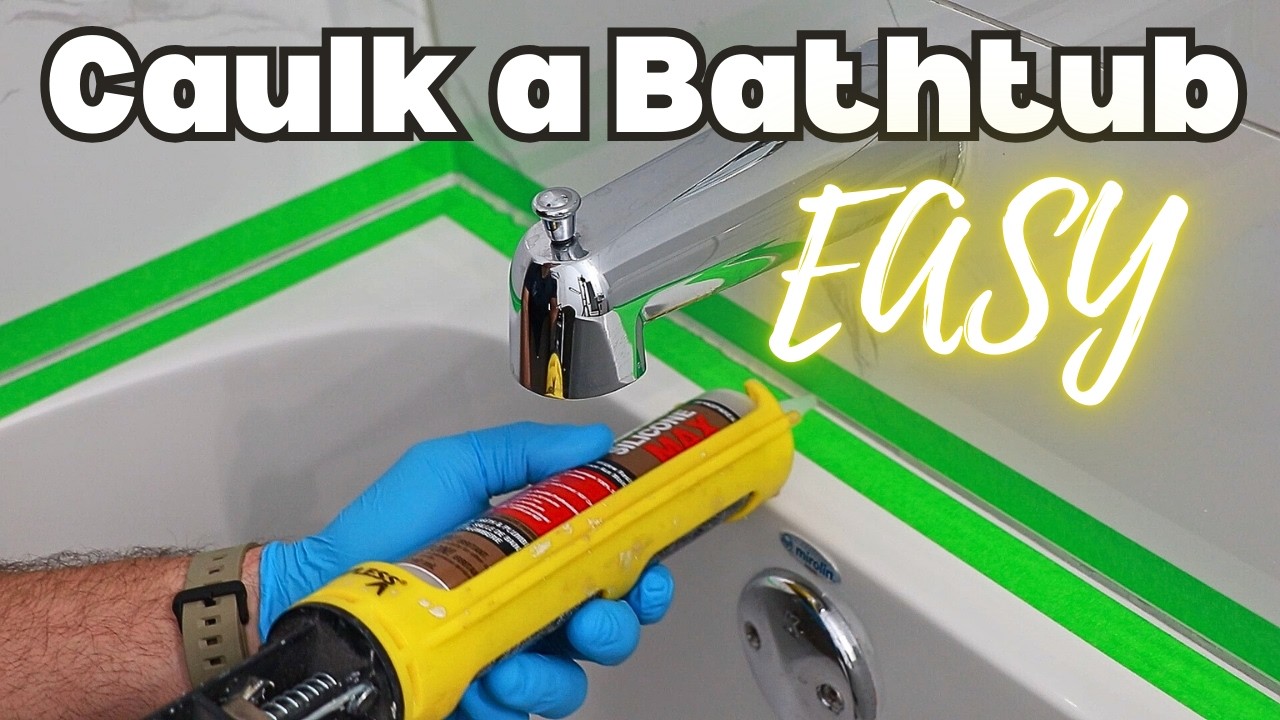 How to Caulk a Bathtub!