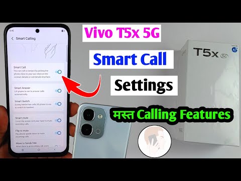 vivo t5x 5g smart call setting / vivo t5x calling features / vivo t5x 5g call setting