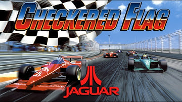 Checkered Flag - Atari Jaguar (Gameplay)
