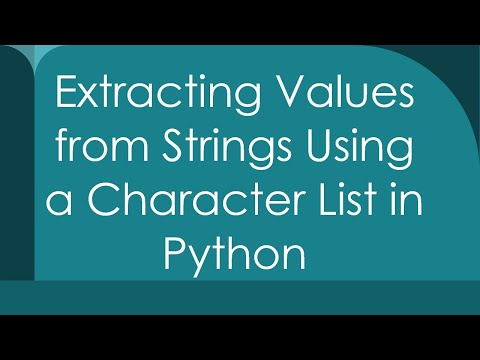 Extracting Values from