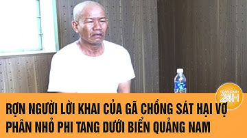 Rợn người lời khai của gã chồng sát hại vợ, phân nhỏ phi tang dưới biển Quảng Nam
