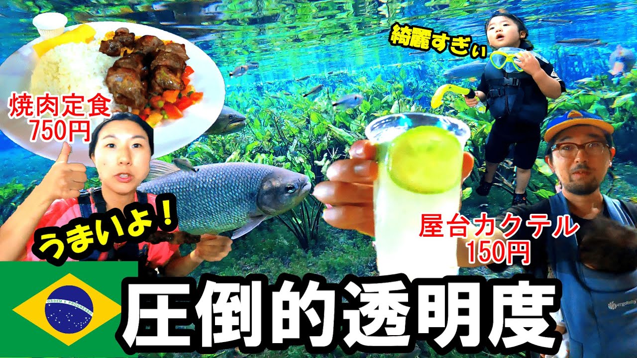 【天然水族館】ブラジルボニートのただの川が綺麗すぎた。BONITO