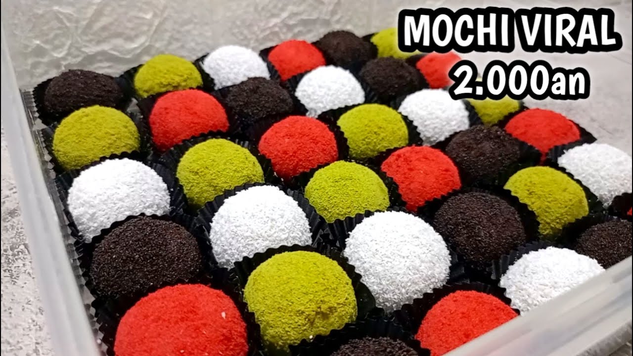 TIDAK ADA KATA LIBUR SETELAH JUALAN MOCHI VIRAL!!! RESEP MOCHI VIRAL EKONOMIS
