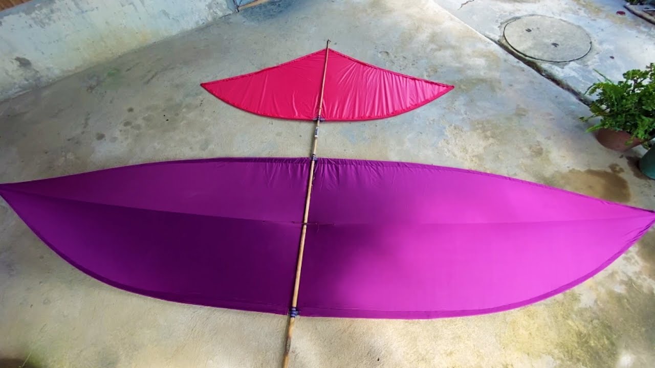 Tự Làm Diều Sáo Cỡ Lớn 5m Bằng Tre Lắp Ghép Cánh 8 Đoạn