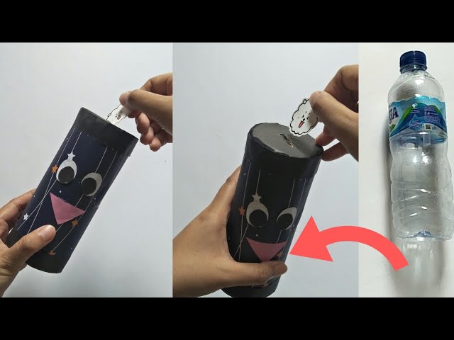 Ide Kreatif | Cara Buat Celengan Dari Botol Plastik - Youtube