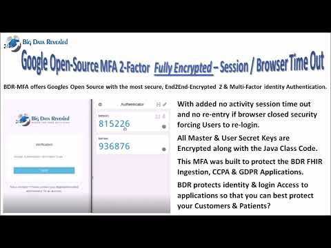 MFA & 2 Factor Authentication with Encryption