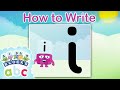 @Alphablocks - Learn How to Write the Letter I | Straight Line | How to Write App Straight