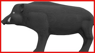 Shooter Field Logic 3D Archery Hog Target, Black, One Size