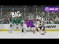 NHL 20 BIGGEST VS. SMALLEST GOALIE