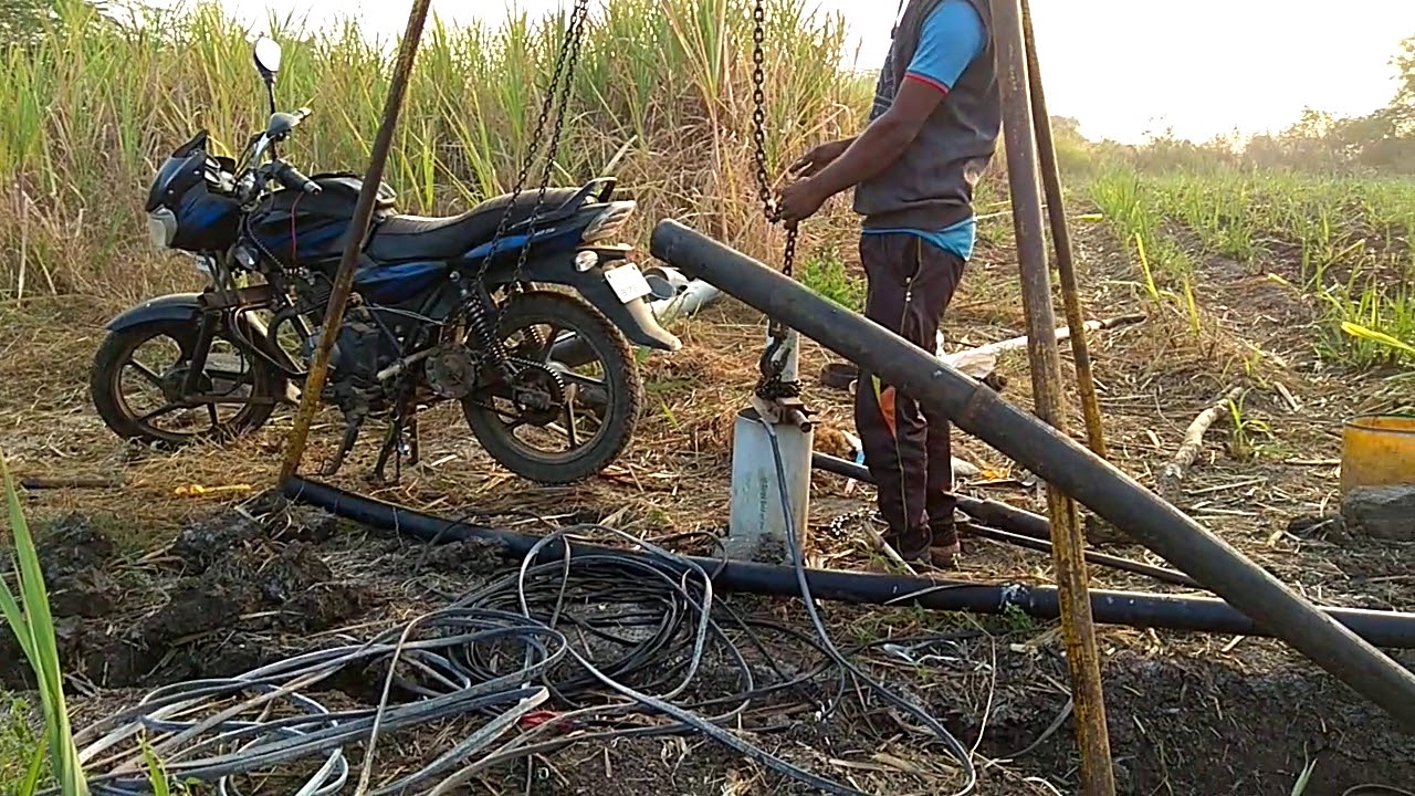 How to put motor in bike alahalli YouTube